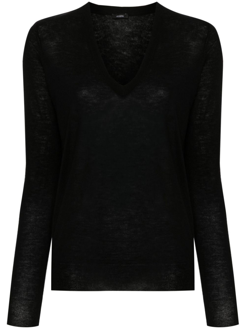 V-neck cashmere jumper - 1