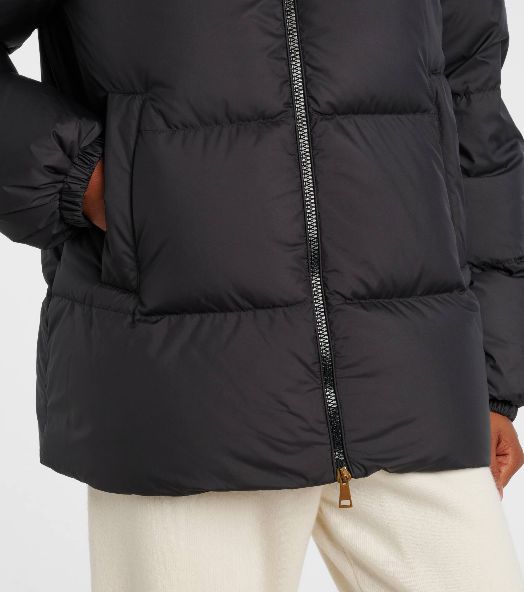 Esnaie fleece-trimmed down jacket - 5