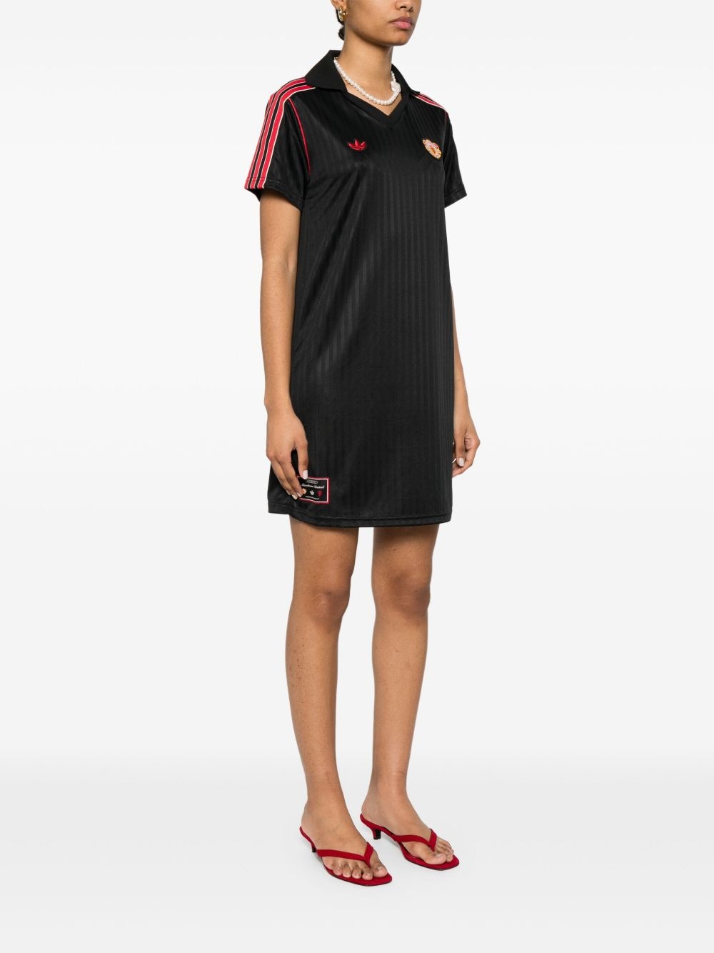 x Manchester United herringone mini dress - 3