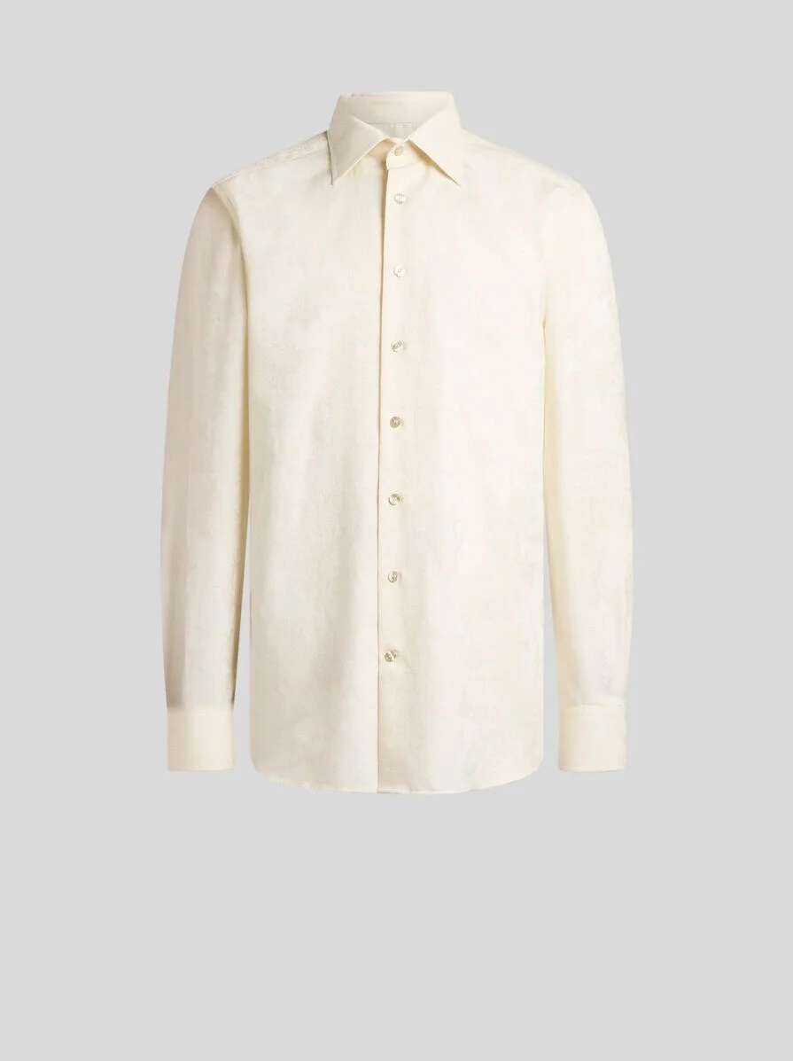 PAISLEY COTTON JACQUARD SHIRT - 1
