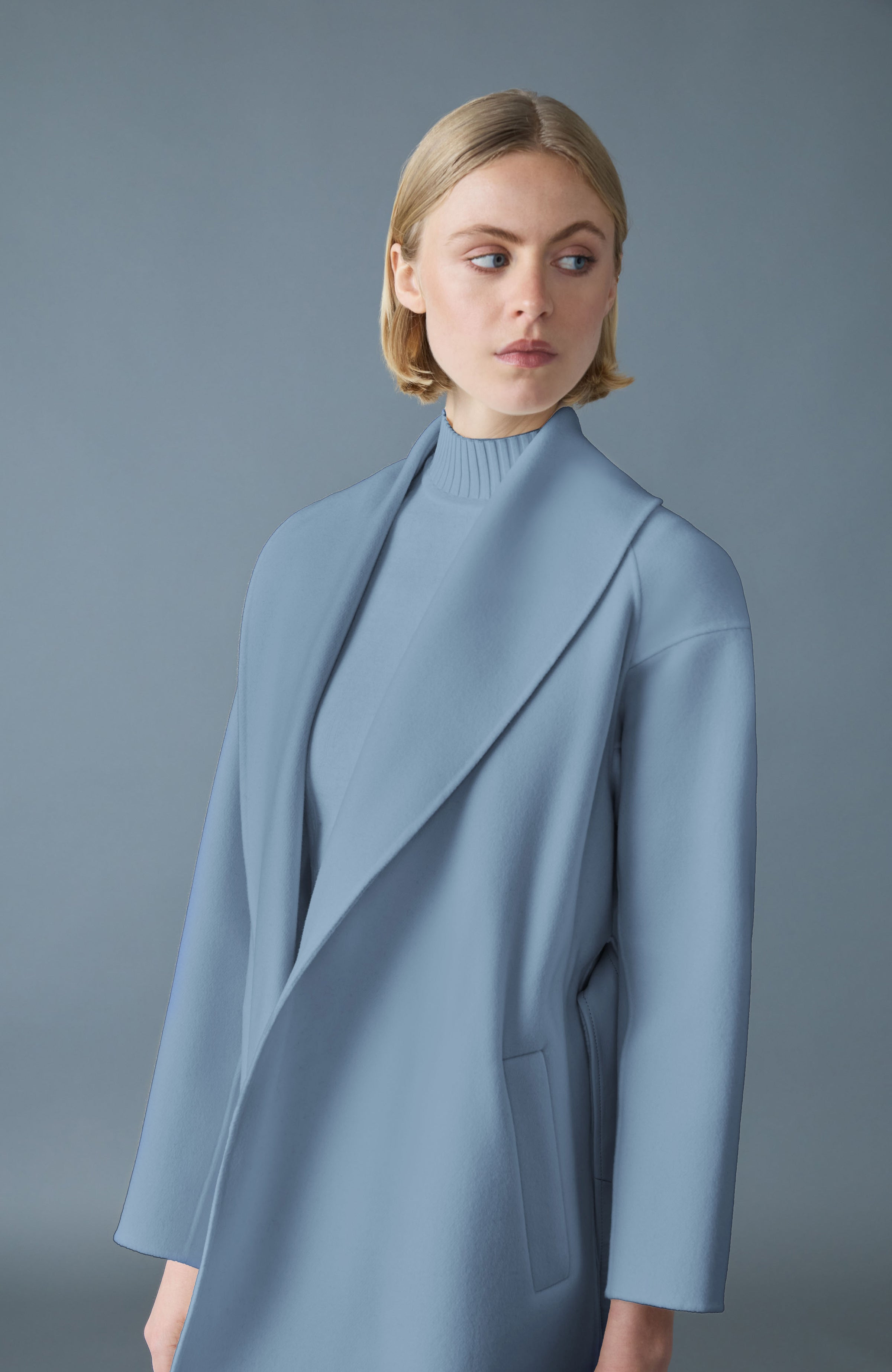 TYRA Double-Face wool robe jacket - 5