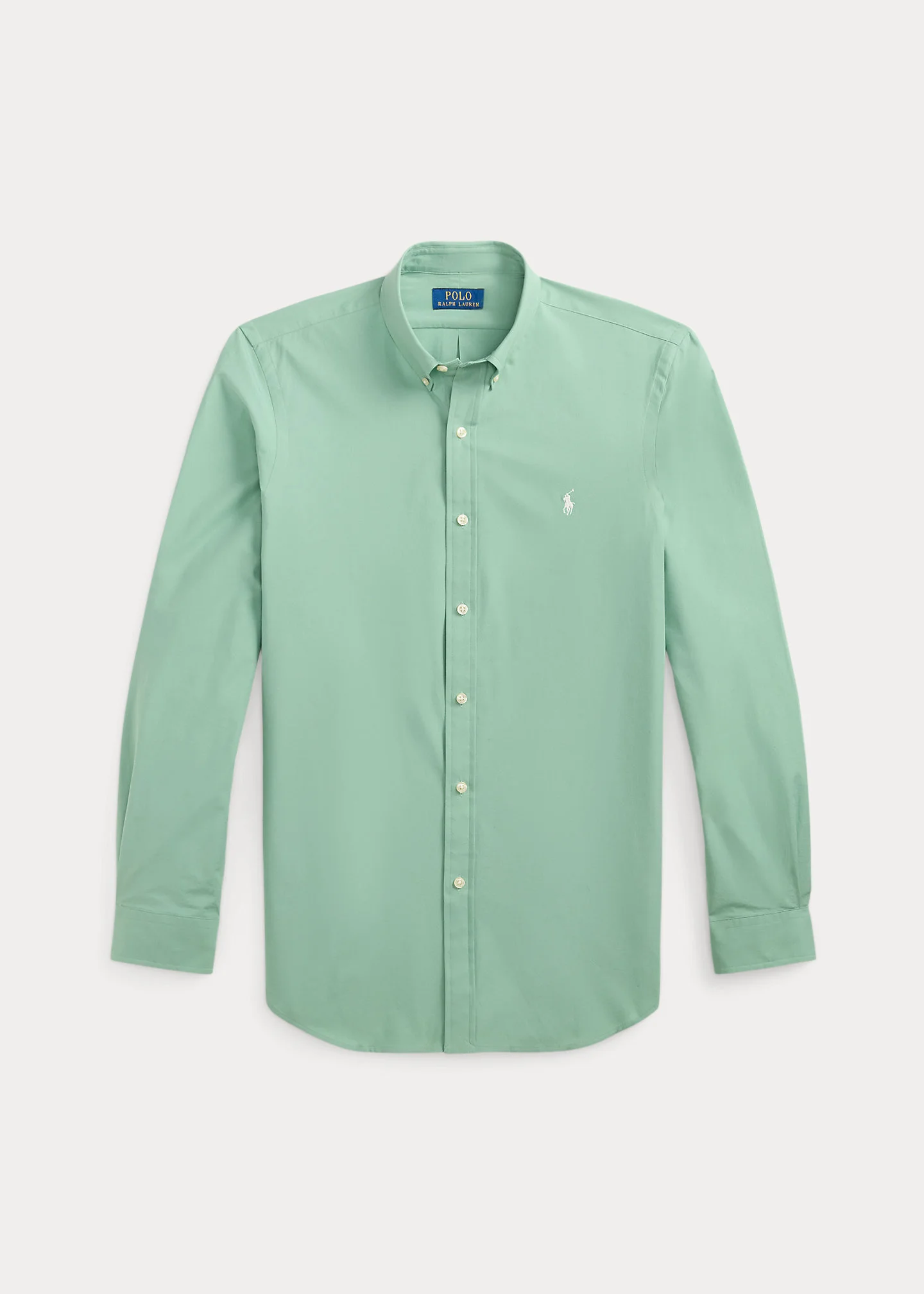 Slim Fit Stretch Poplin Shirt - 1
