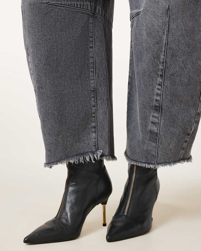 ALLSAINTS NATASHA POINTED ZIP UP LEATHER BOOTS outlook