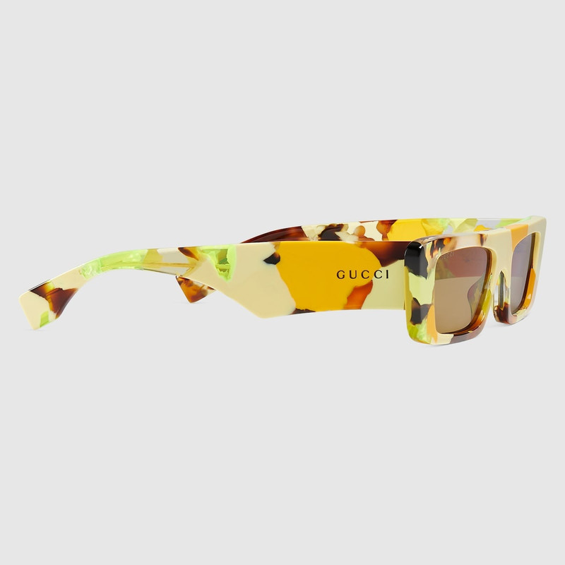 GUCCI Rectangular-frame sunglasses outlook