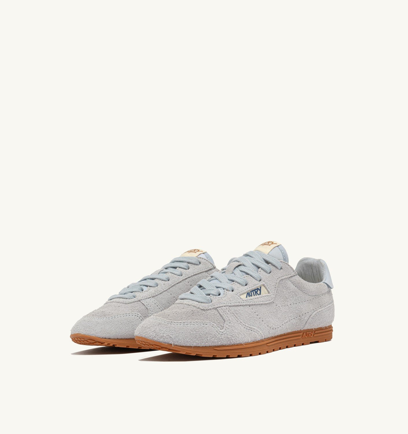 SNEAKERS WINDSPIN IN ICE WHITE SUEDE - 2