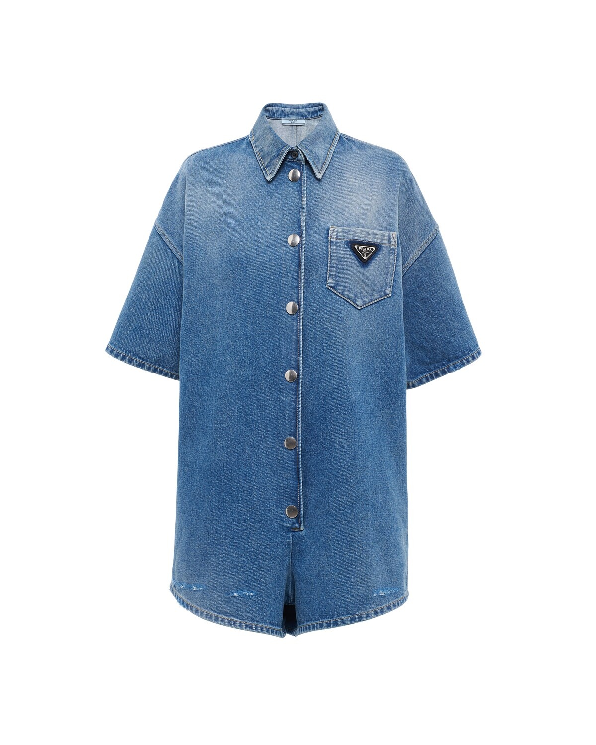 Organic denim playsuit - 1