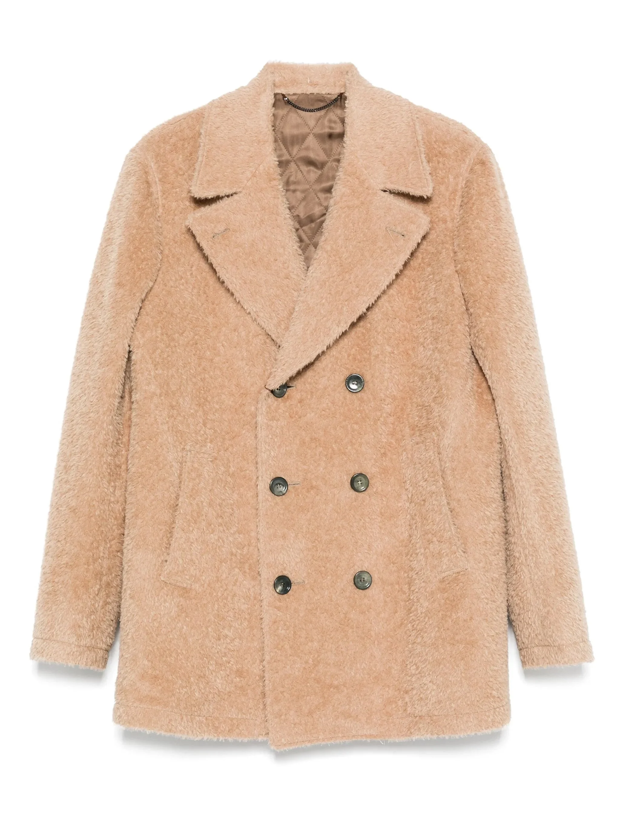 Canali Double-breasted Coat - 1