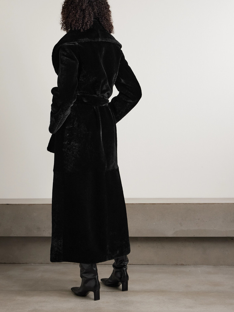 Giovanna Belted Shearling Coat 3