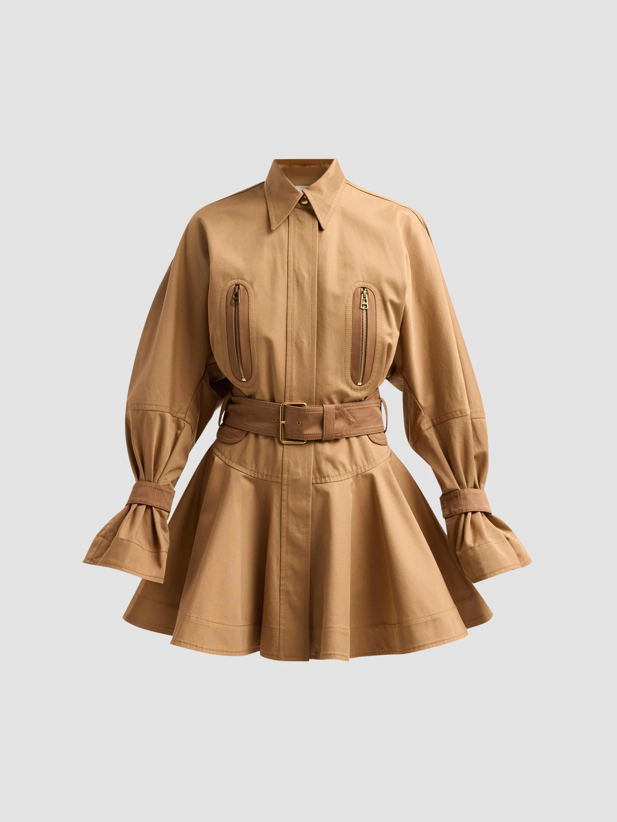 Women's Valiant Drill Mini Dress - Desert - 1