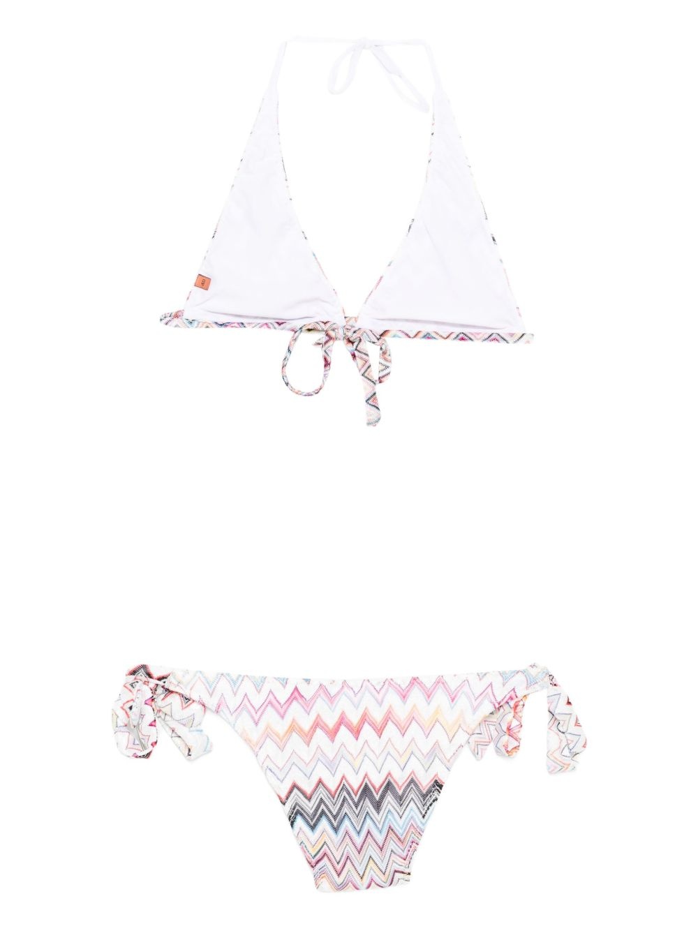 zigzag-motif bikini set - 2