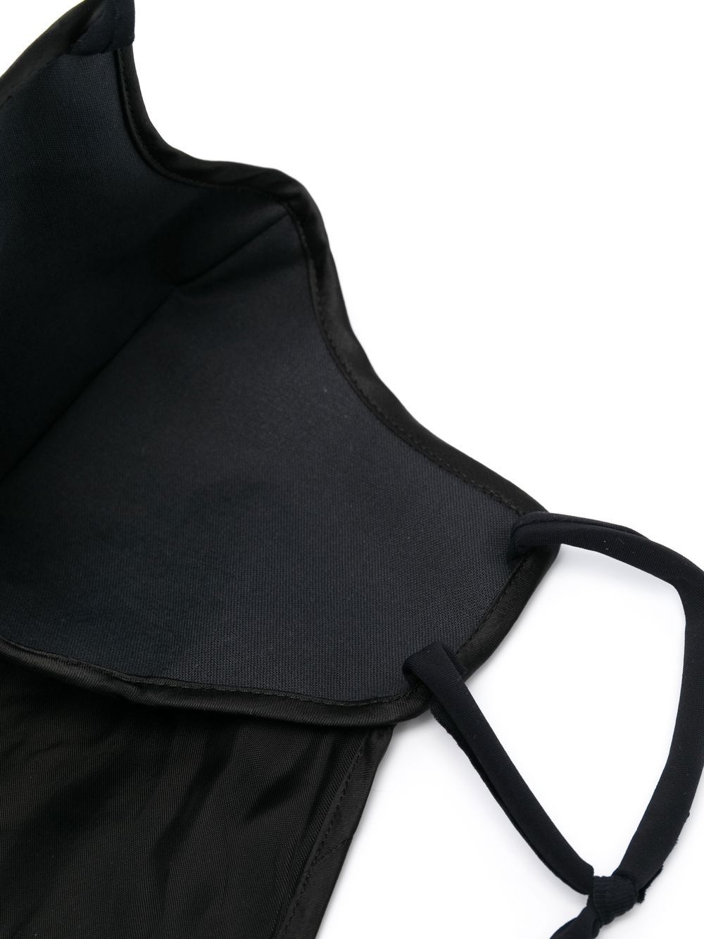 drape-detail face mask - 3