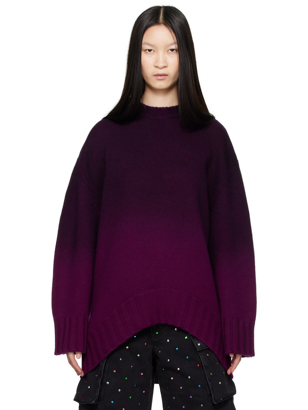 Purple Gradient Sweater - 1