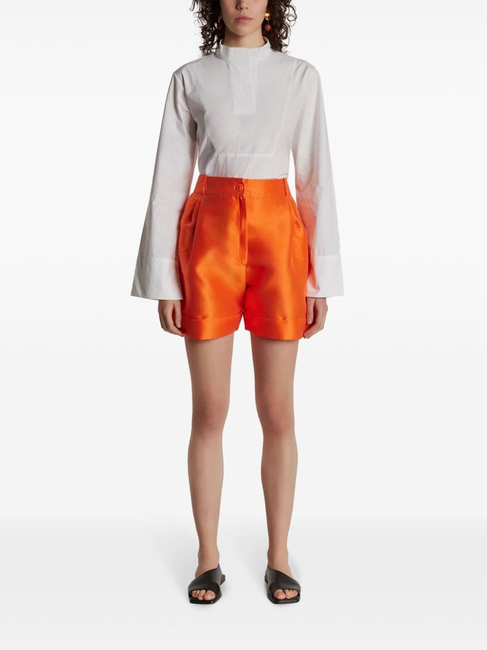 Daniel pleat-detail shorts - 2