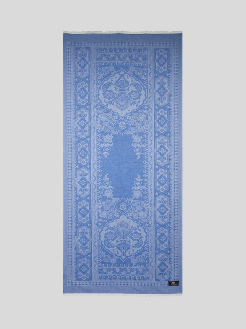 Etro SILK-BLEND SCARF WITH GEOMETRIC MOTIF outlook