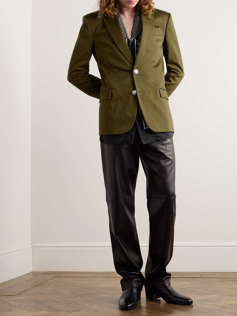 Balmain Slim-Fit Cotton-Twill Blazer outlook