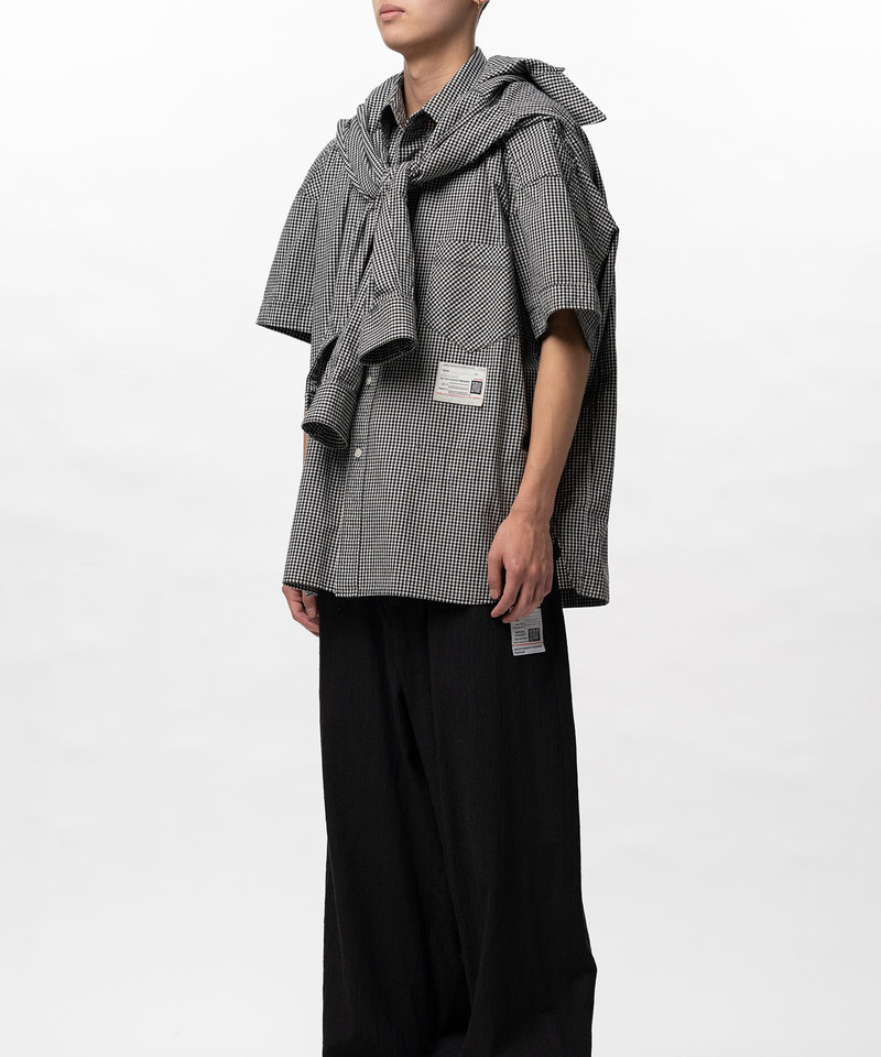 Sleeve Layered Check Shirt 8