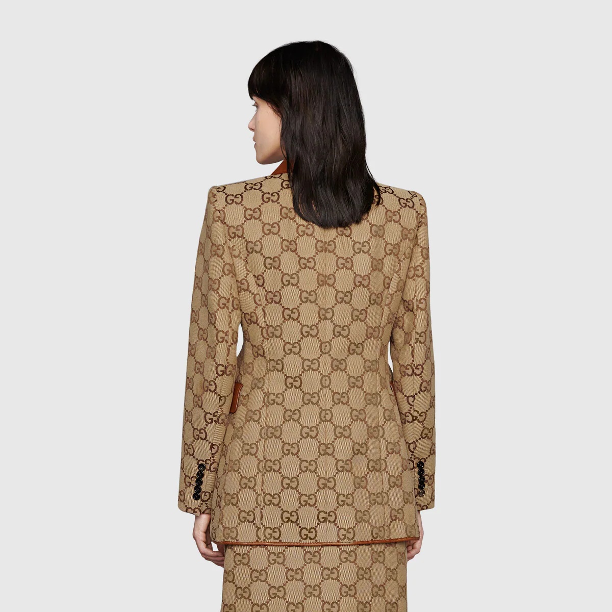 The Hacker Project maxi GG Hourglass jacket - 3
