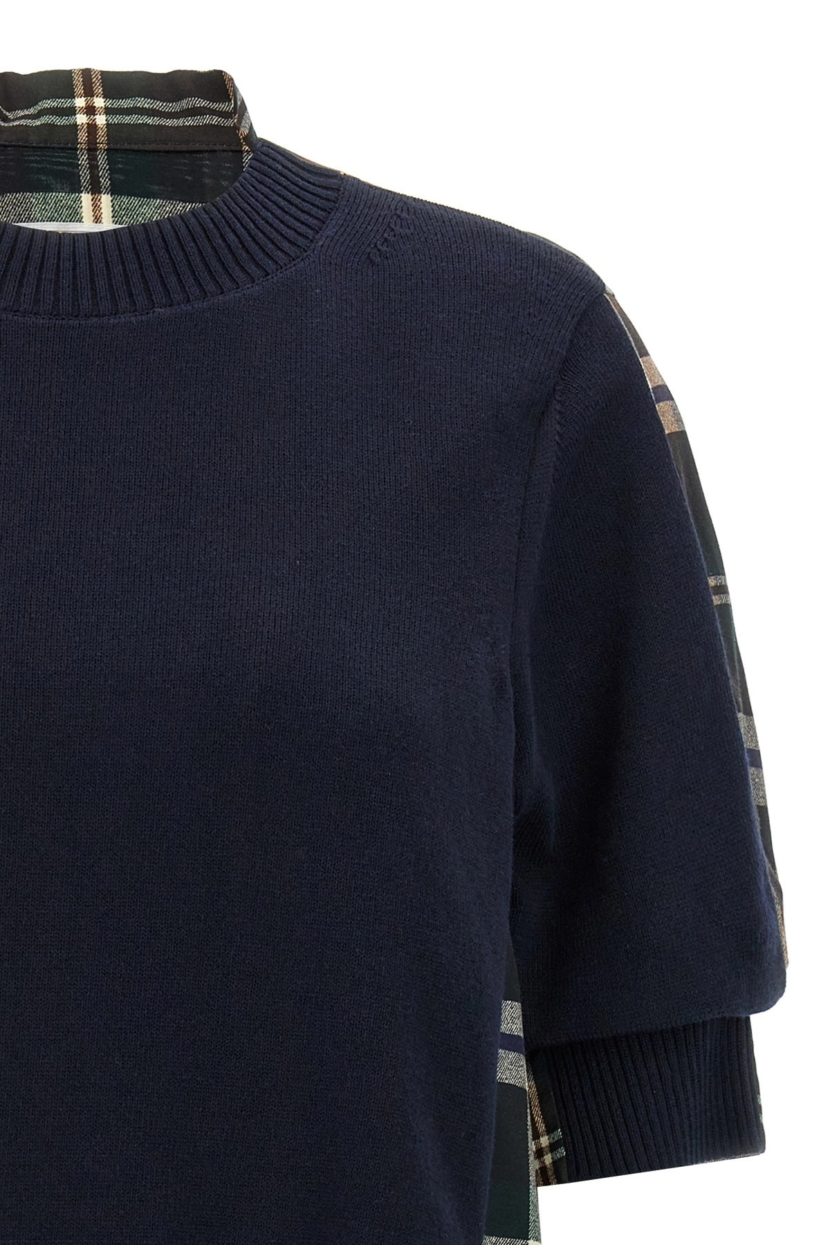 Knitted panel shirt - 3