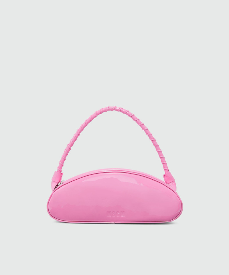 Pink patent leather MSGM handbag 1