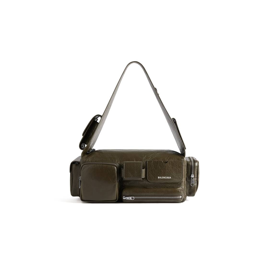 Men's Superbusy Small Sling Bag in Dark Green - 1