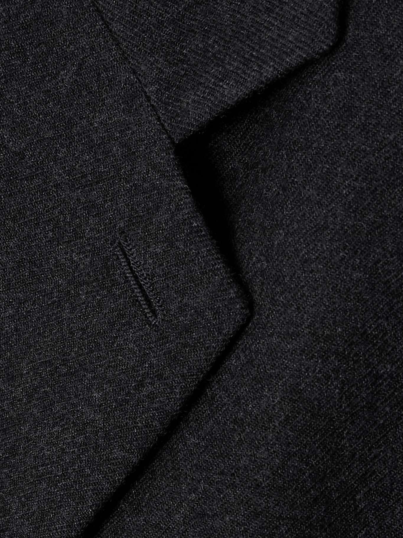Oversized double-breasted wool coat - 5