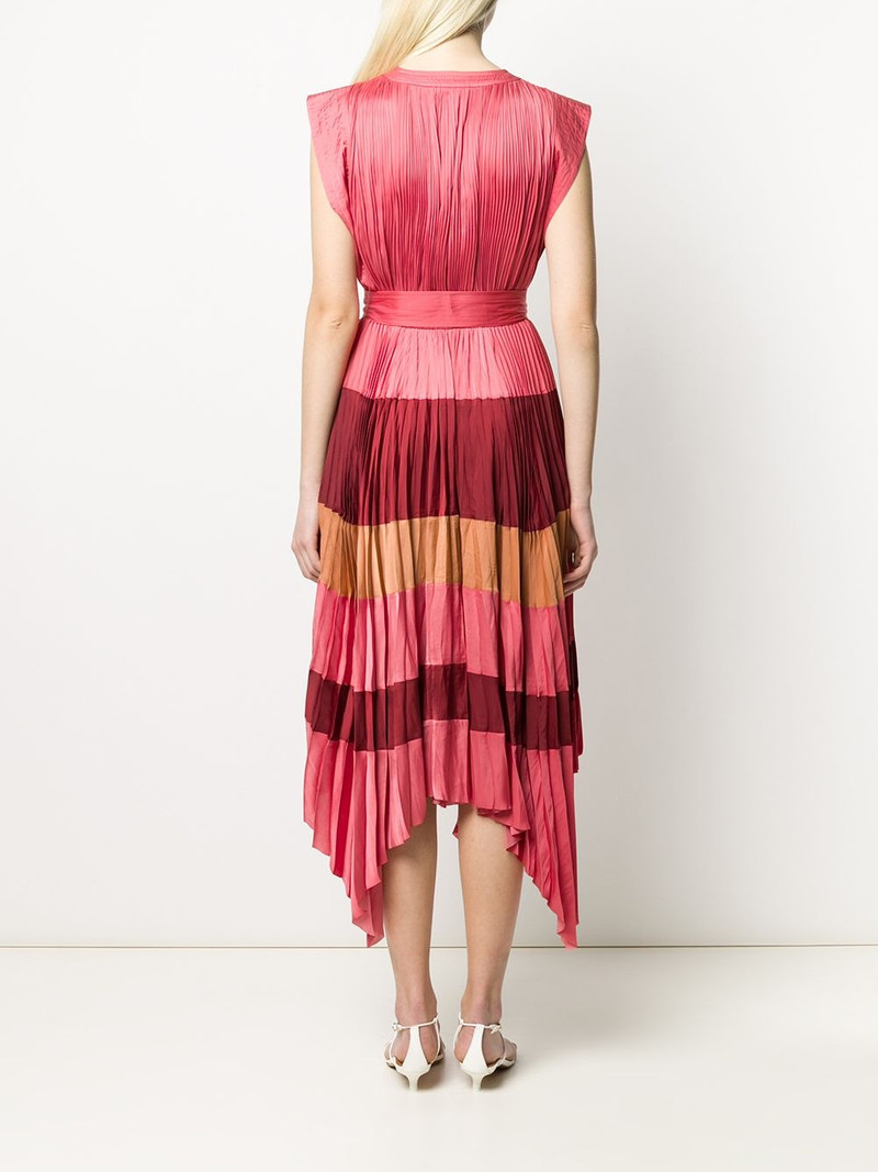 pleated stripe dress 4