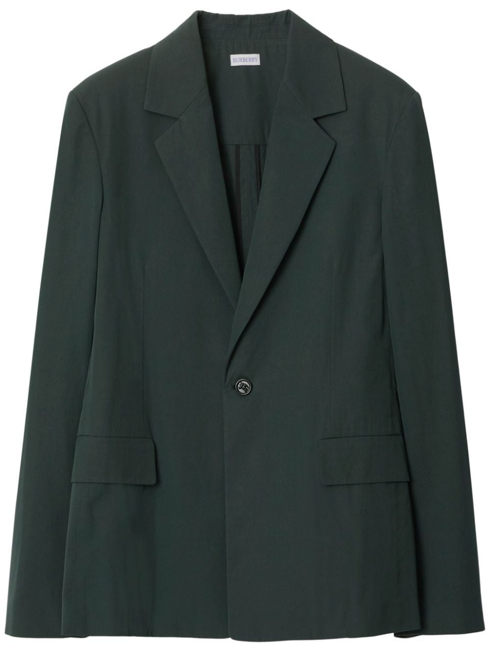 single-breasted wool blazer - 1