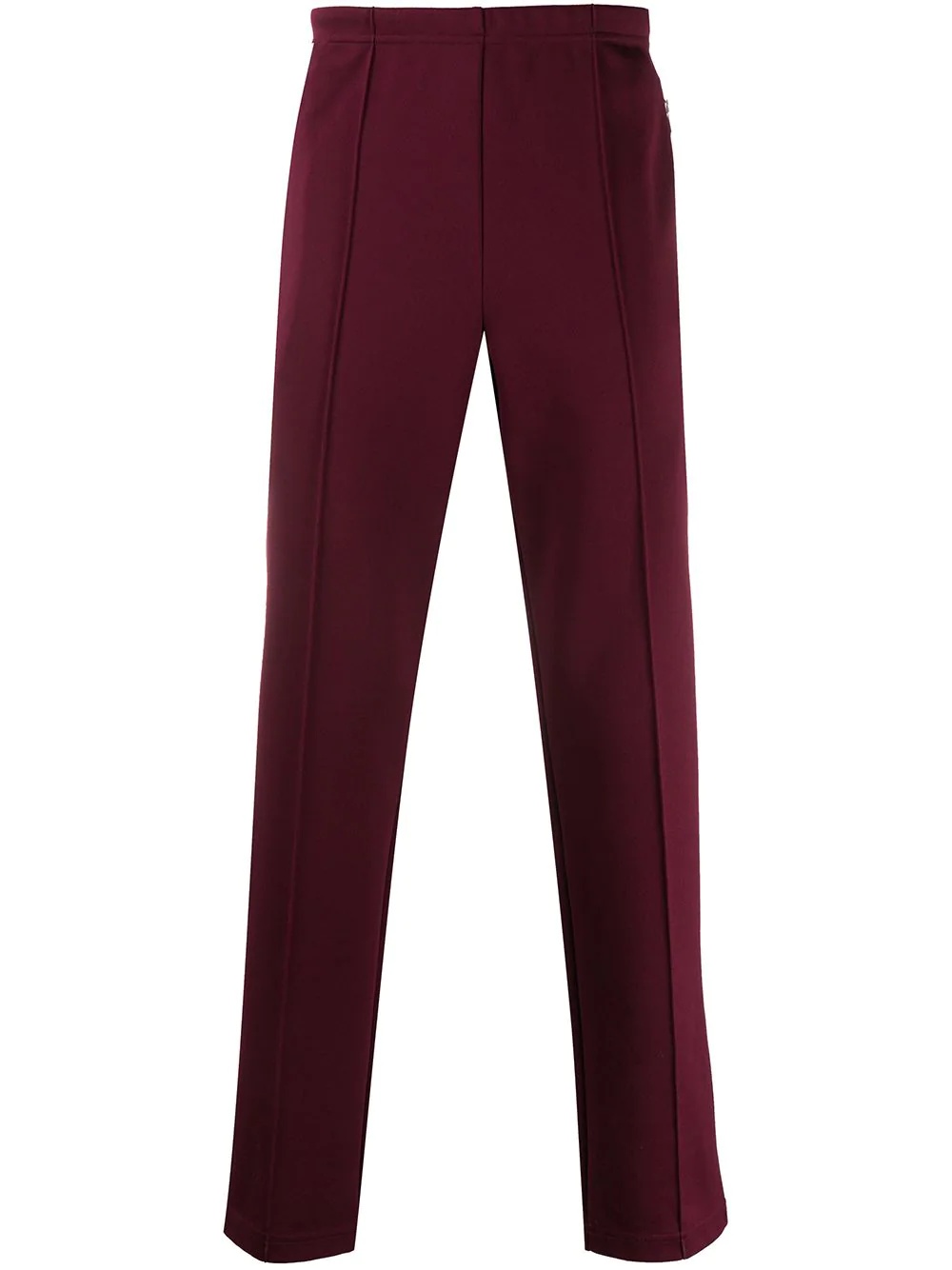 raised seam straight trousers - 1