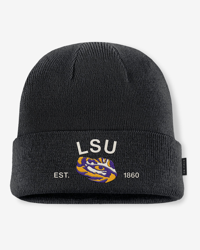 LSU 2025 Military Appreciation Men's Nike College Cuffed Beanie 1