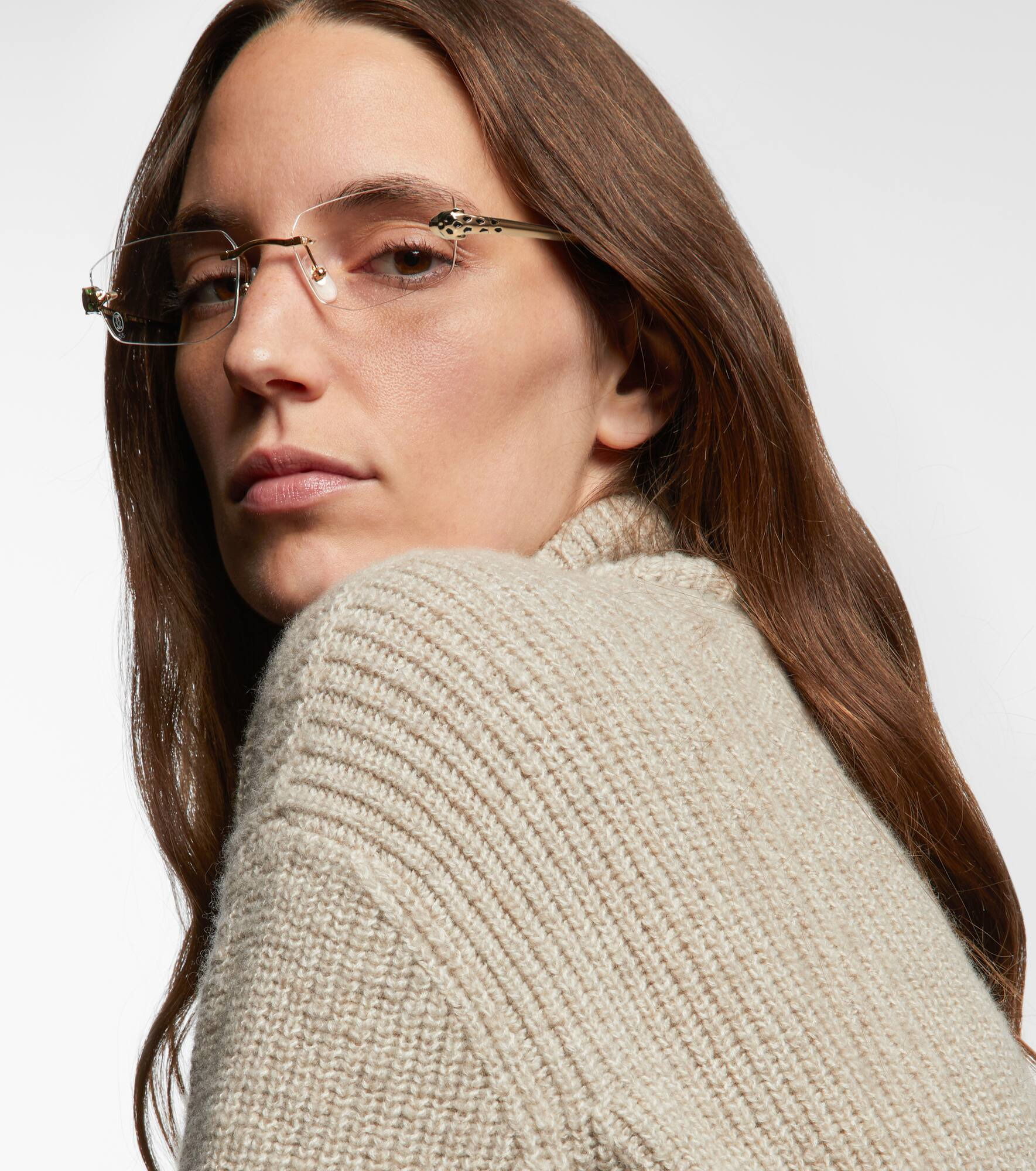 Panthère De Cartier rectangular glasses - 6