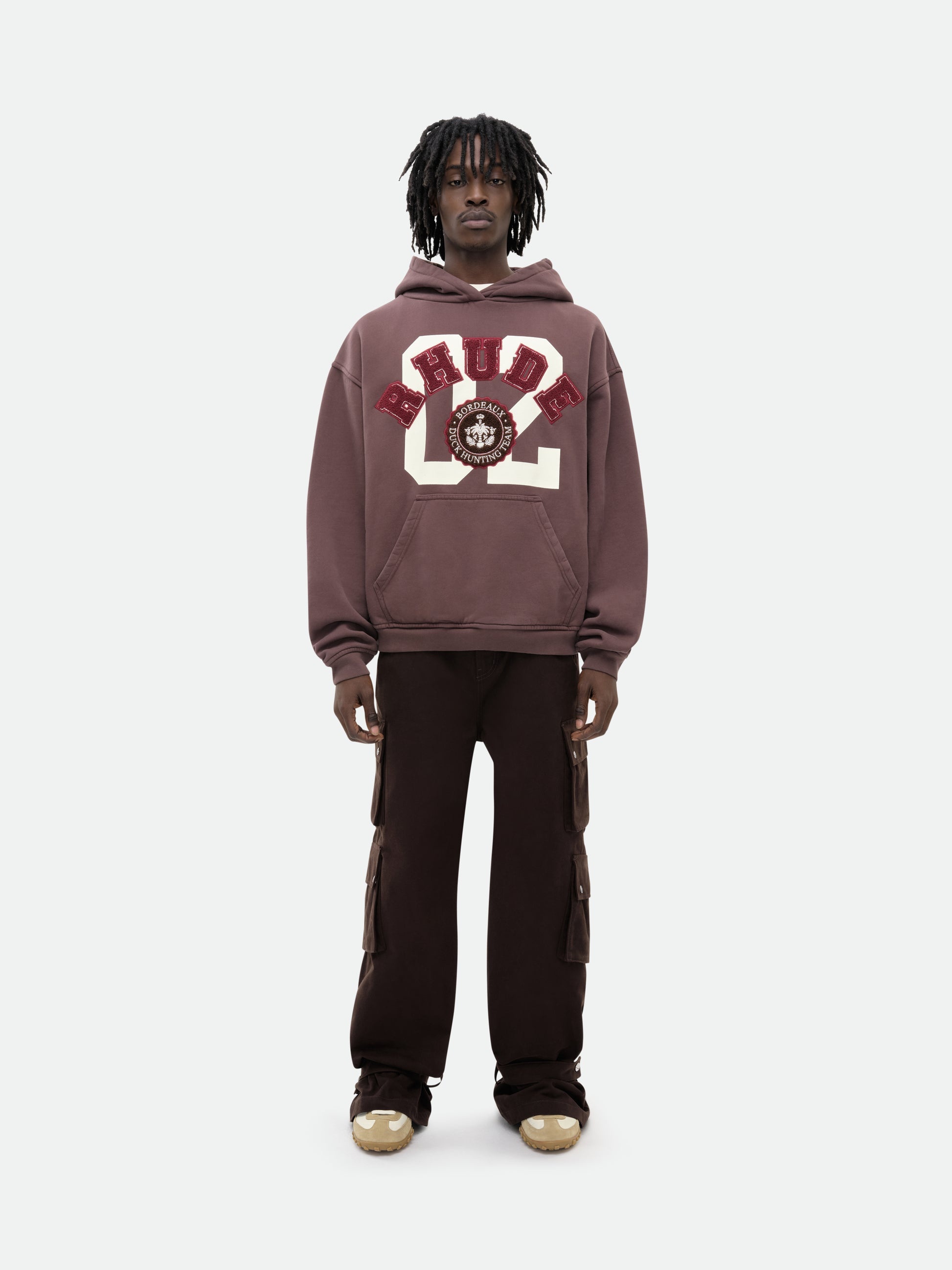 RHUDE CHENILLE HUNTING CLUB HOODIE - 2