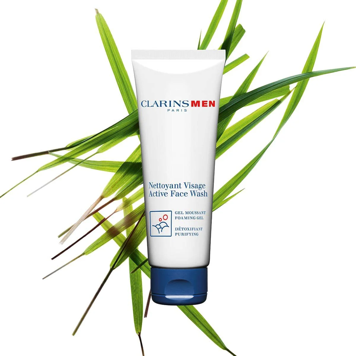 ClarinsMen Active Face Wash - Gentle, Cleansing, + Foaming Face Wash for Men - 1