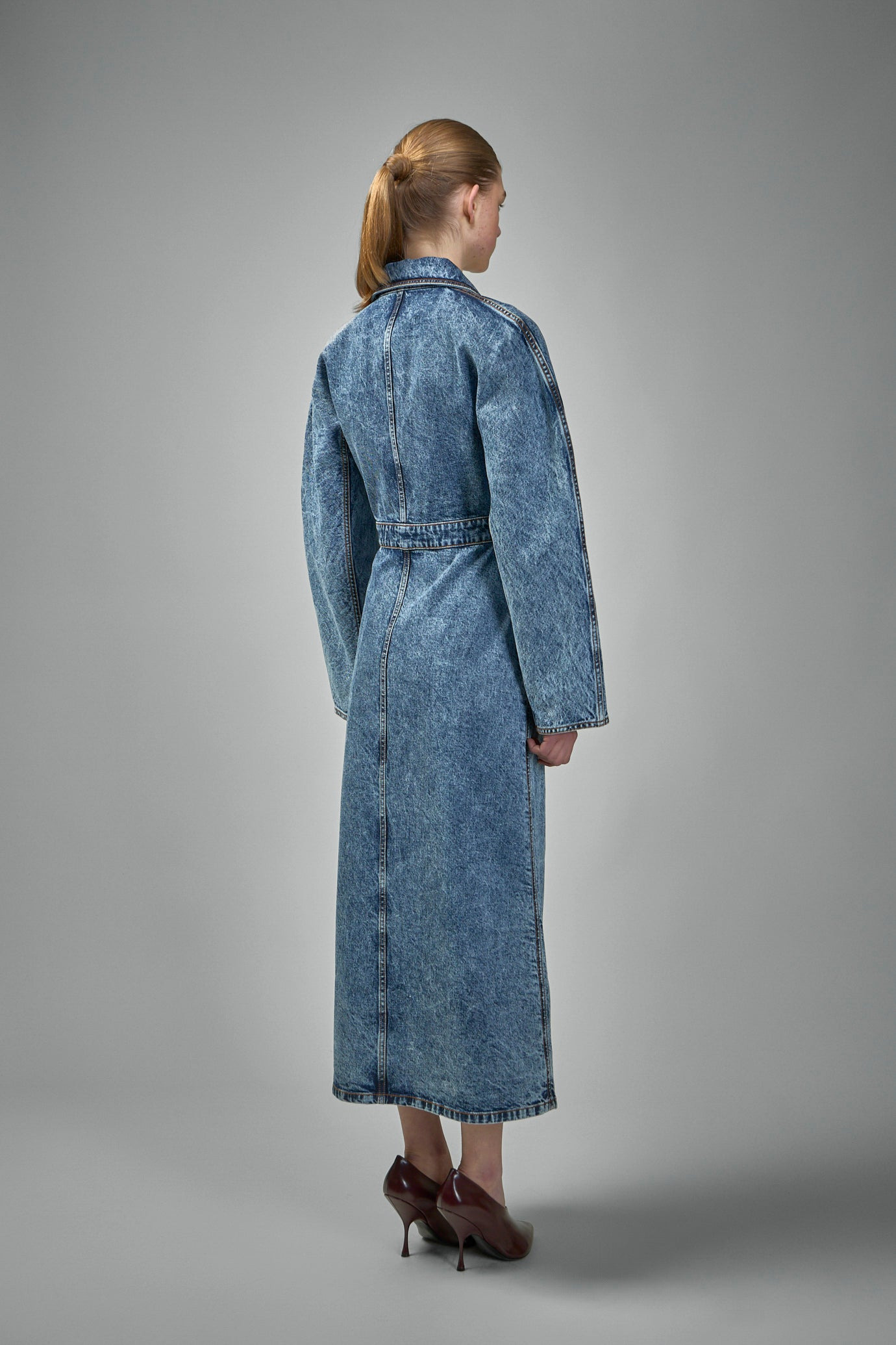Spiral Denim Trench - 3