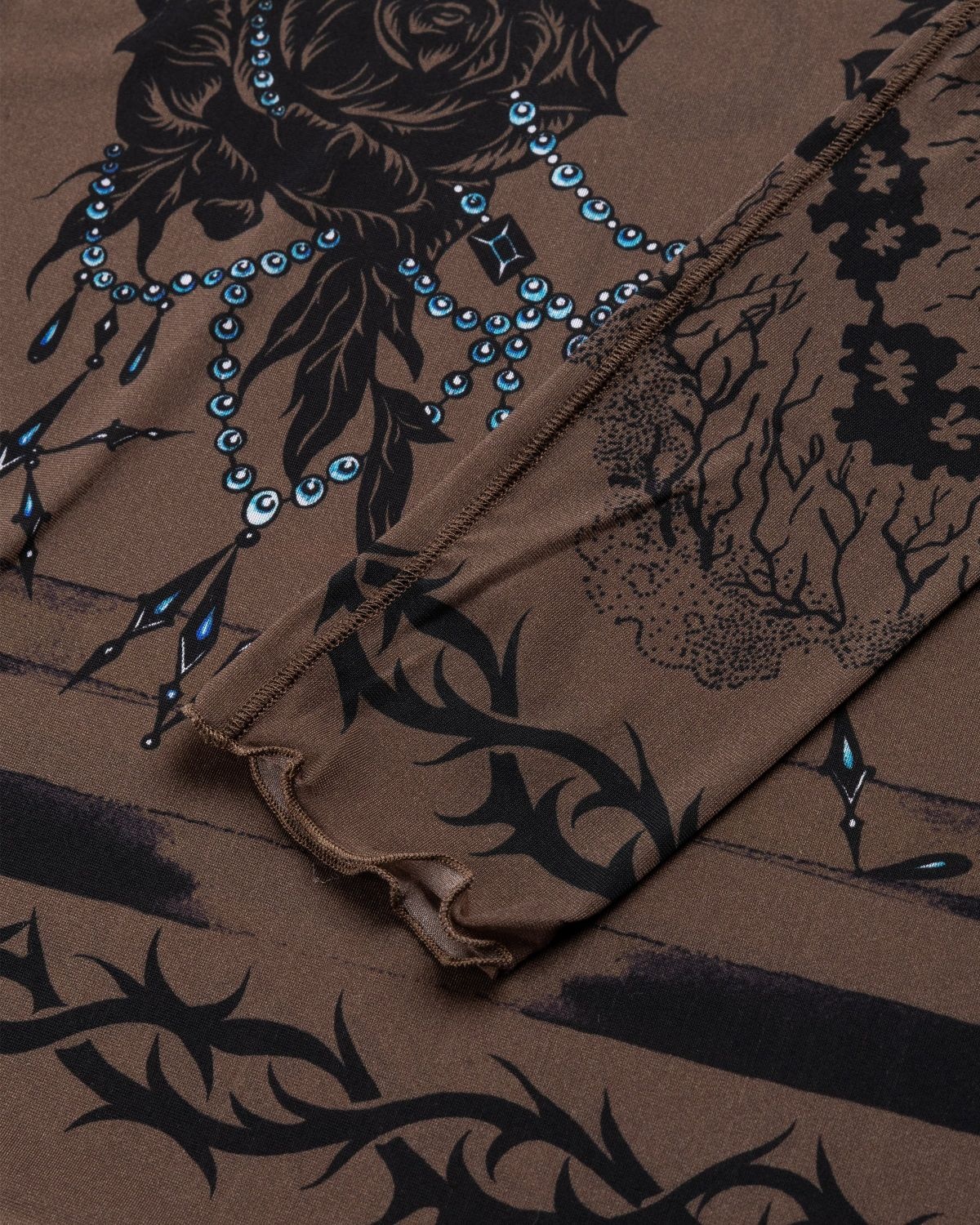 Jean Paul Gaultier – Trompe l'oeil Tattoo Longsleeve Top Ebene/Grey/Black - 6