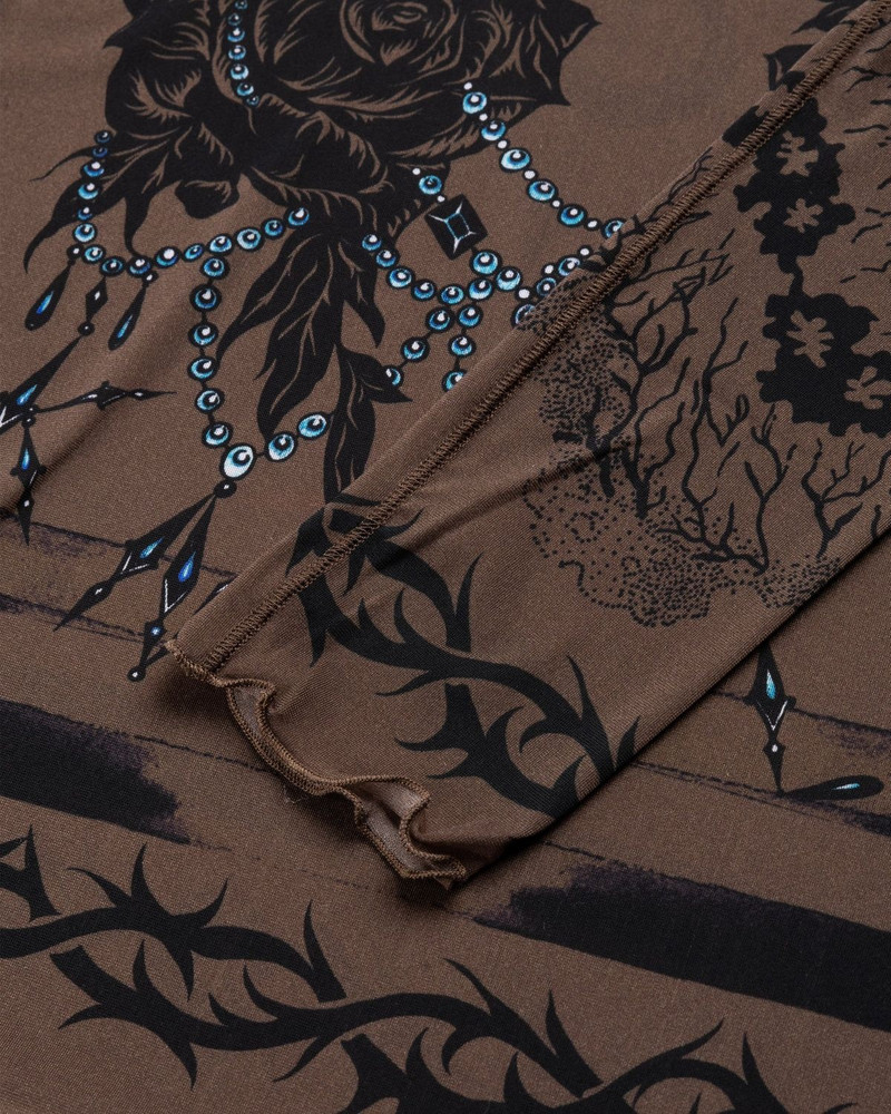 Jean Paul Gaultier – Trompe l'oeil Tattoo Longsleeve Top Ebene/Grey/Black 6