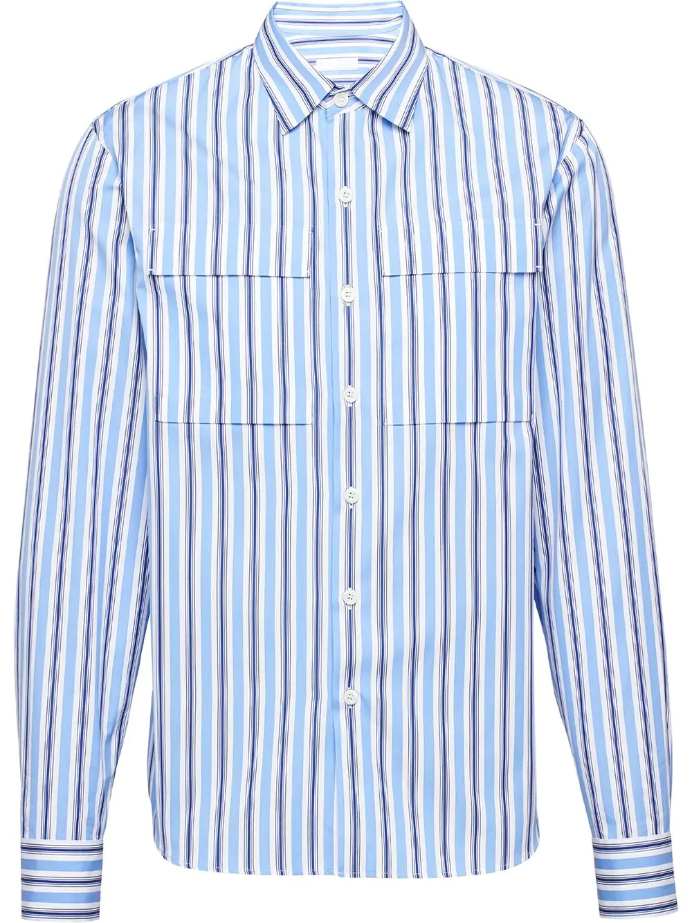 striped pocket shirt - 1