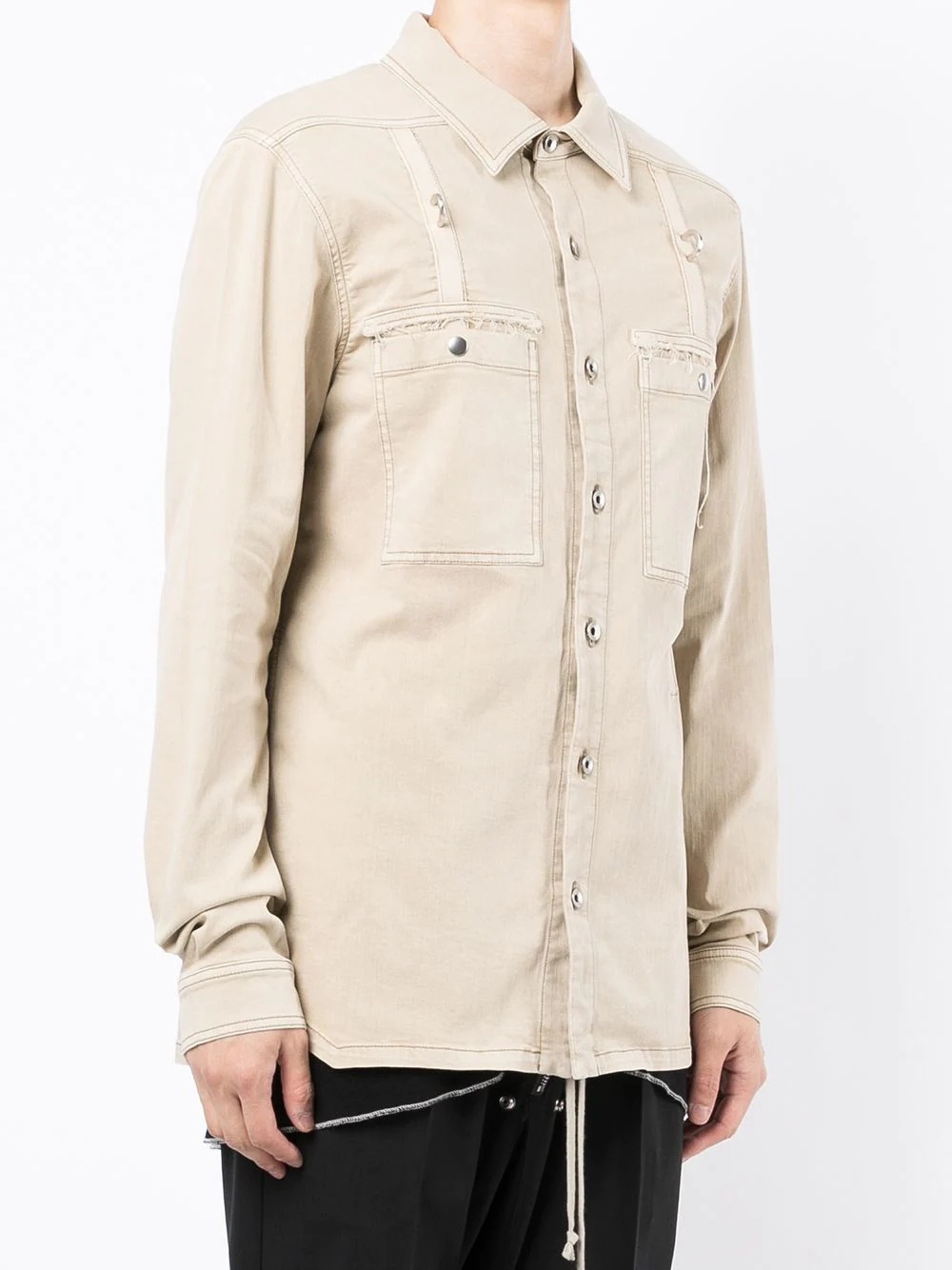 long-sleeve shirt jacket - 3