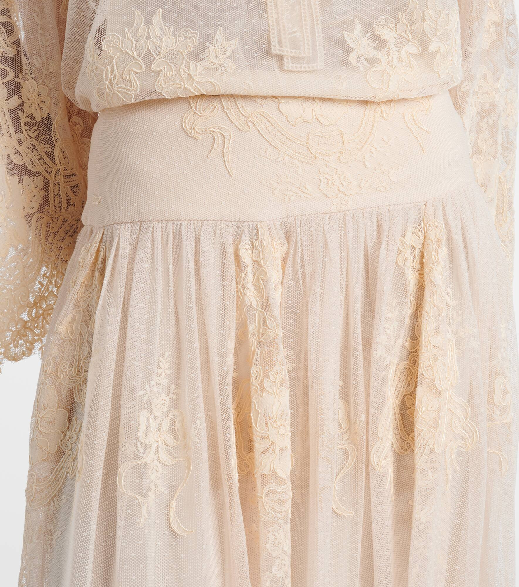 Hypnotic floral lace maxi skirt - 5