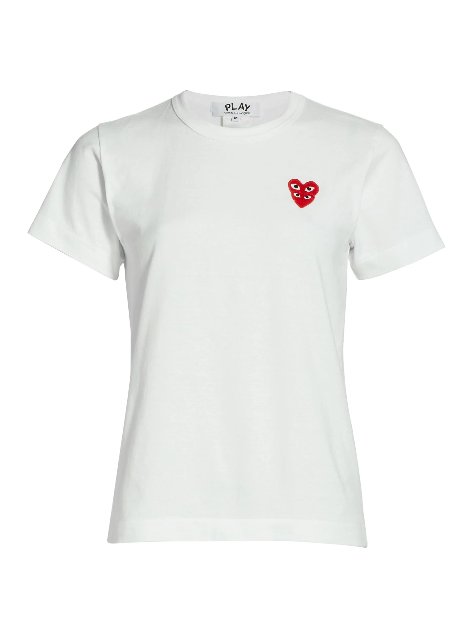 Women's Double Heart T-Shirt - White - 1