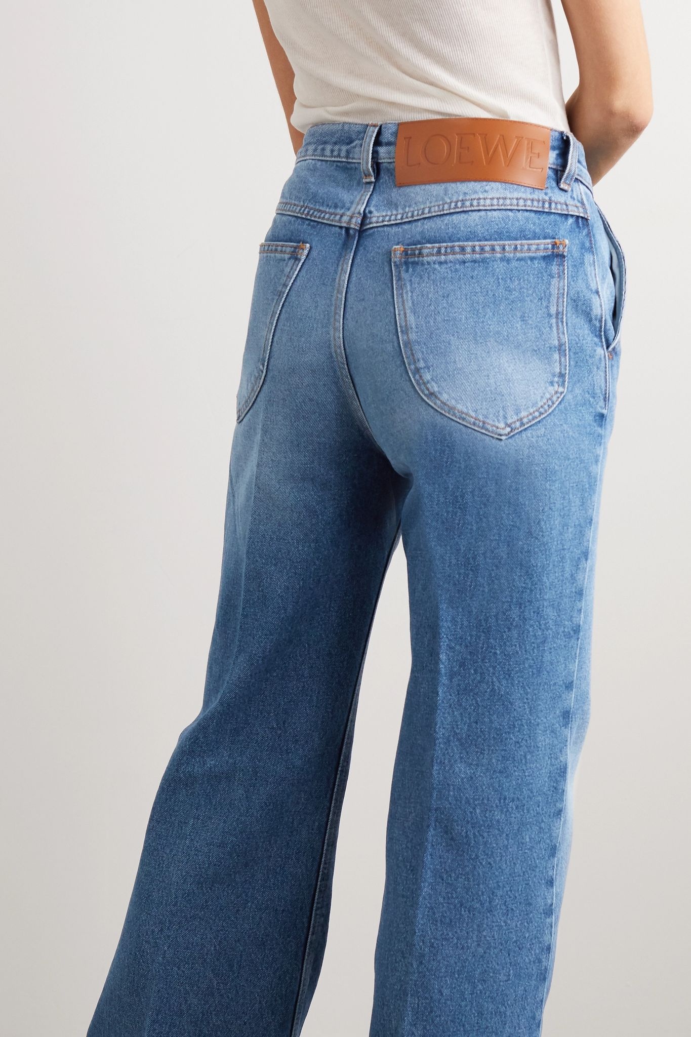 High-rise straight-leg jeans - 4