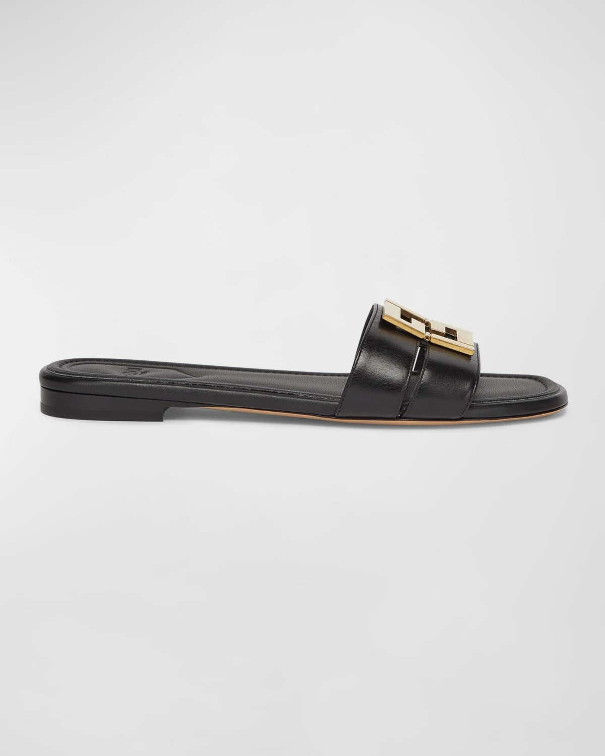 FFold Leather Flat Sandals - 1