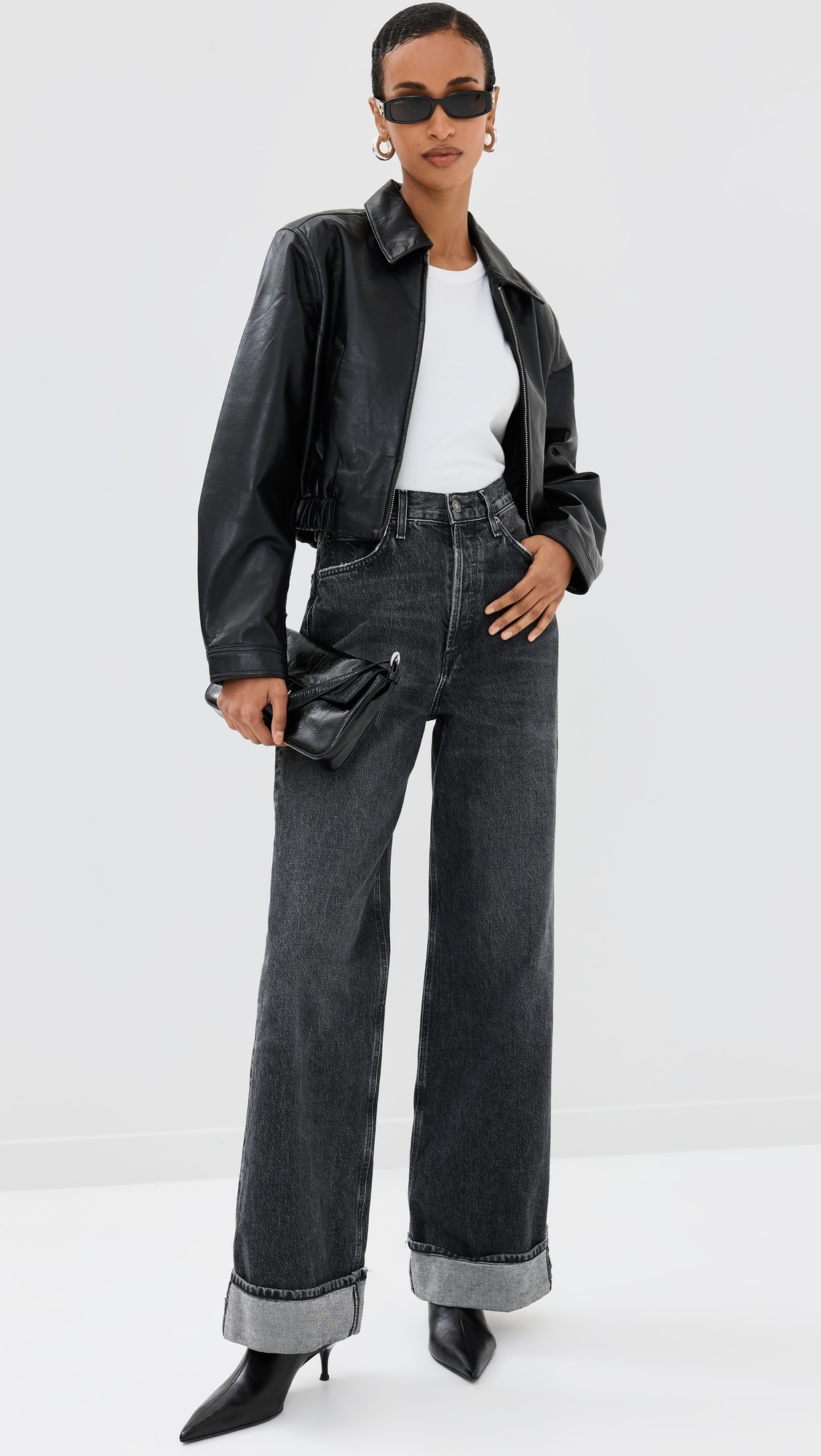Essie Recycled Leather Cropped Jacket - 4