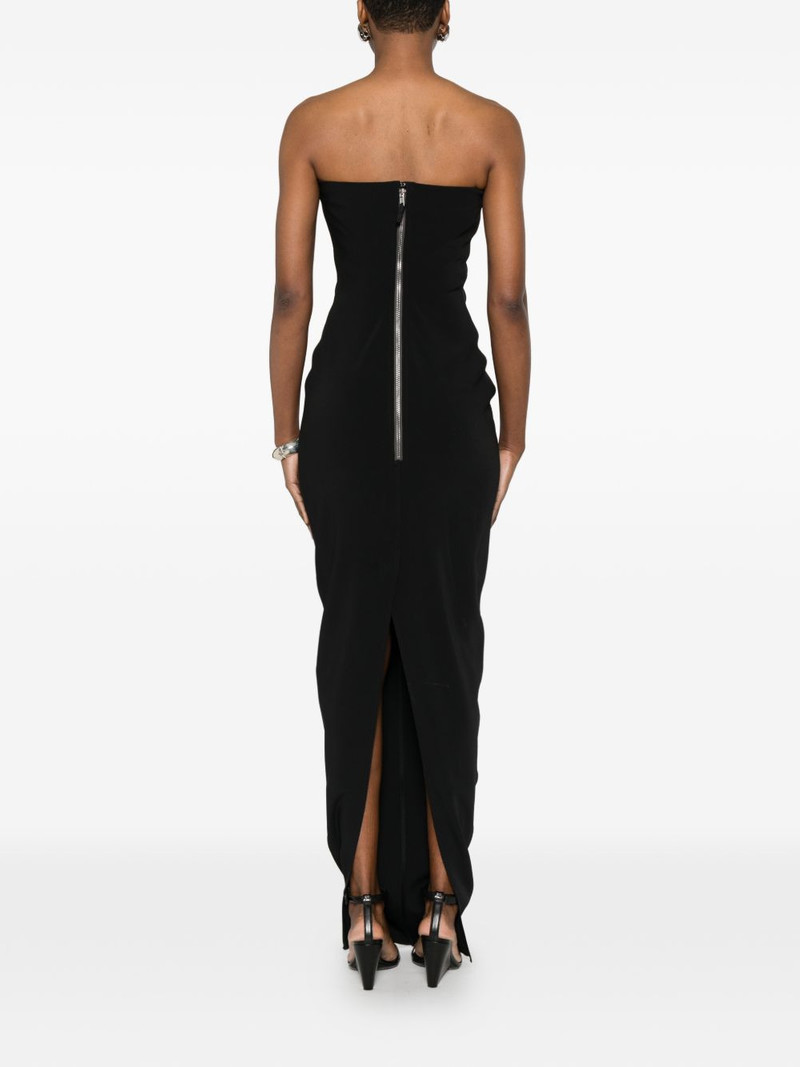 Bustier Gown strapless sculpted maxi dress 4