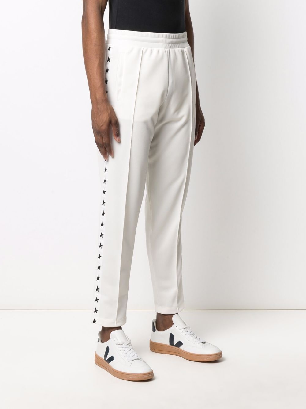 star-trim tailored track pants - 3