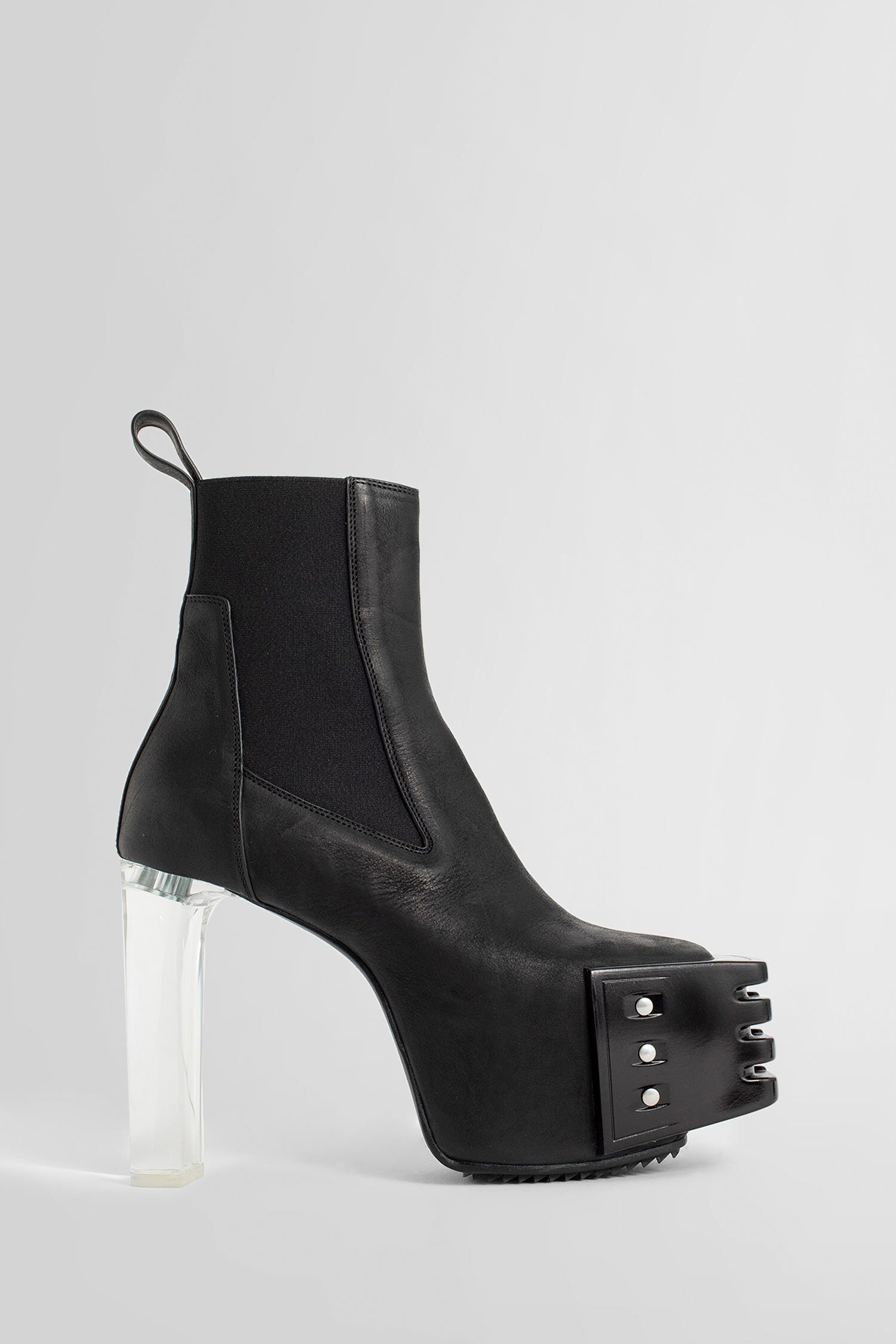 RICK OWENS WOMAN BLACK BOOTS - 1