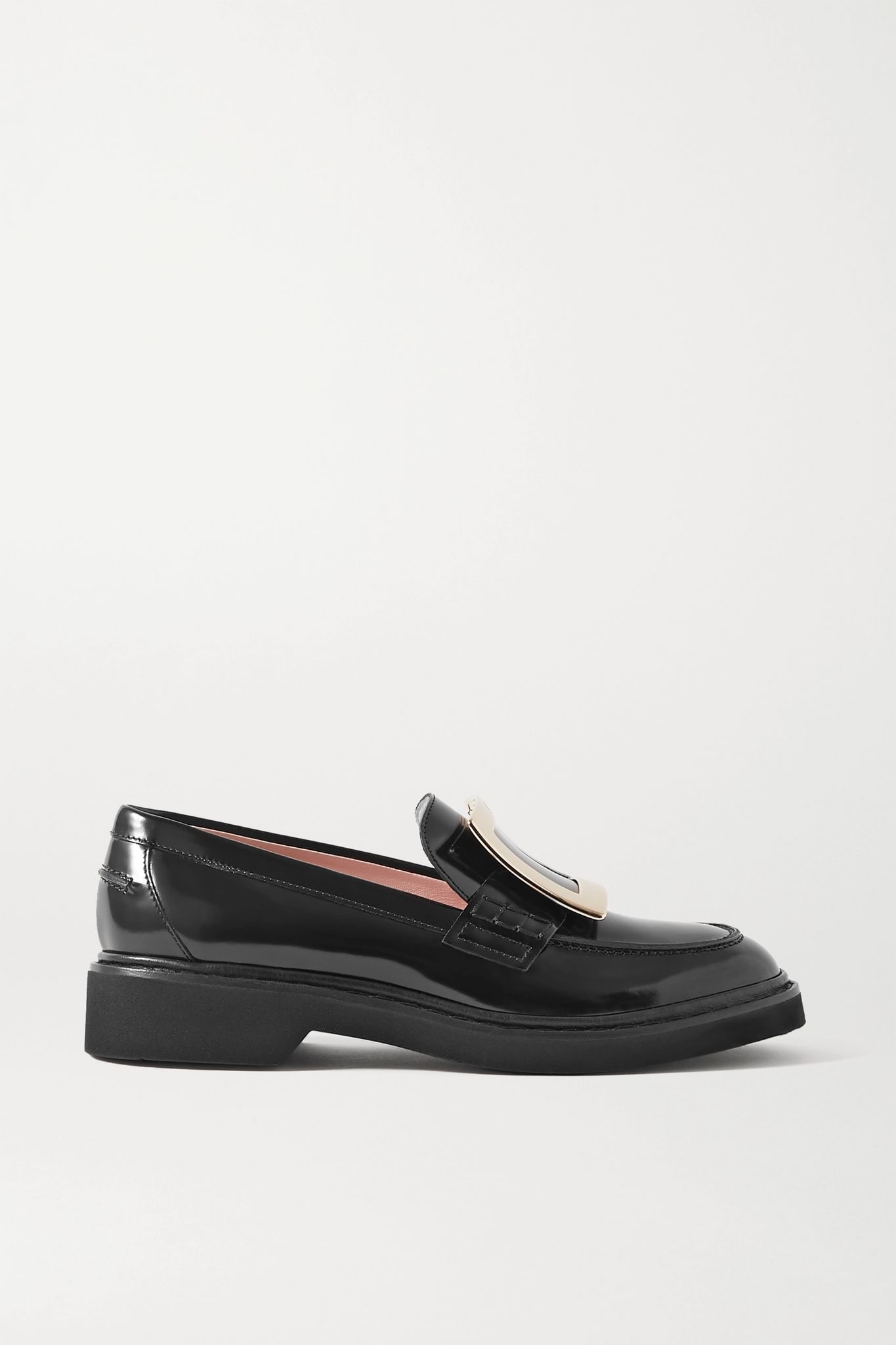 Viv Ranger embellished patent-leather loafers - 1