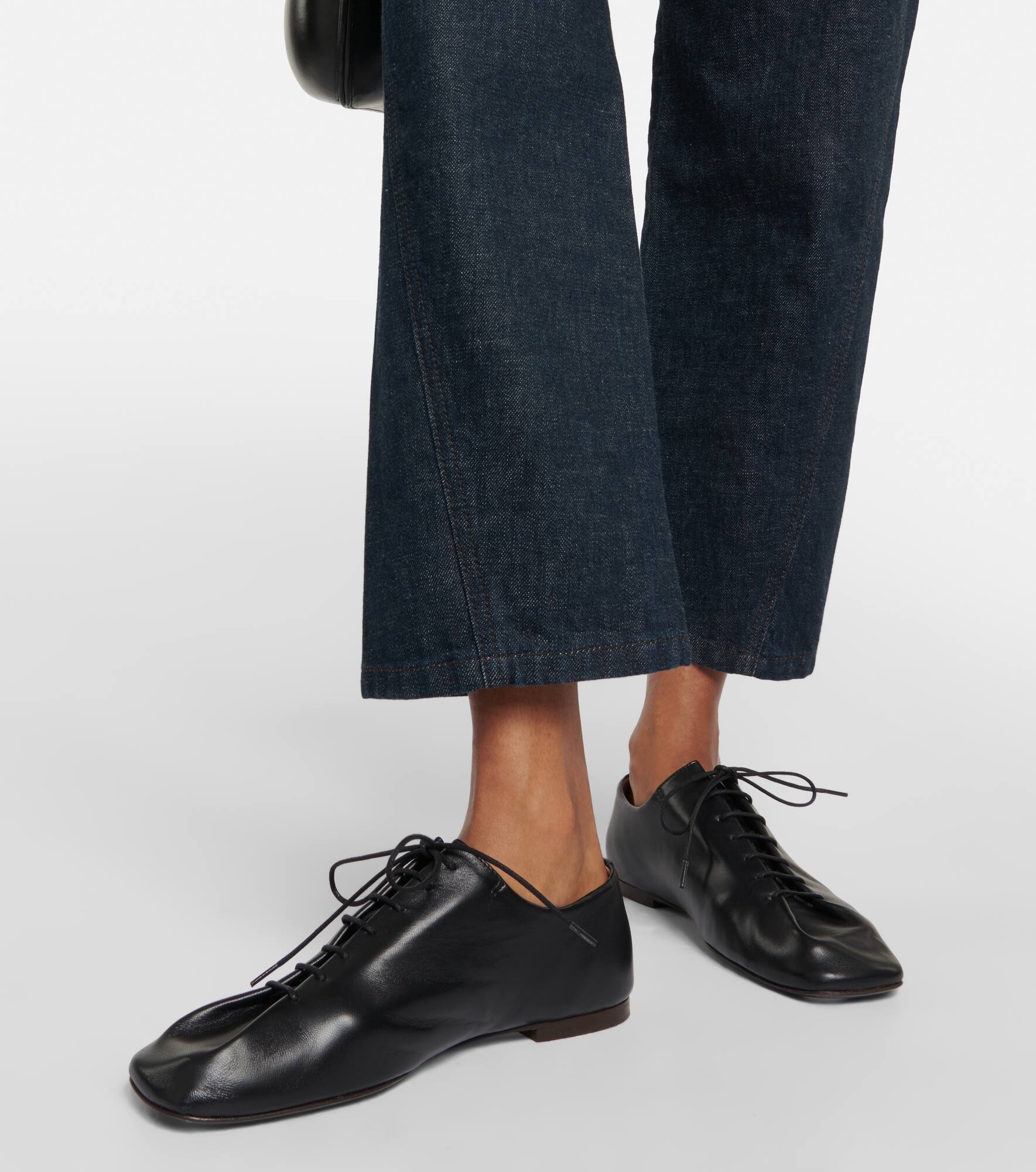 Souris leather Derby shoes - 4