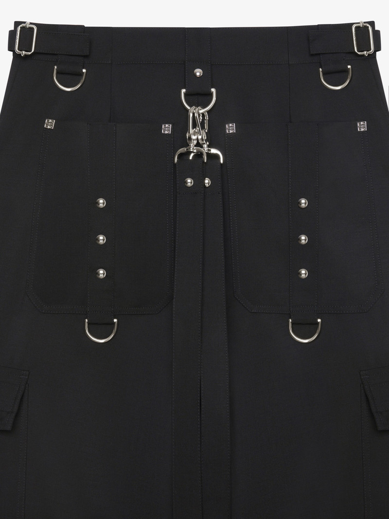 TWO IN ONE DETACHABLE PANTS IN WOOL AND MOHAIR 7