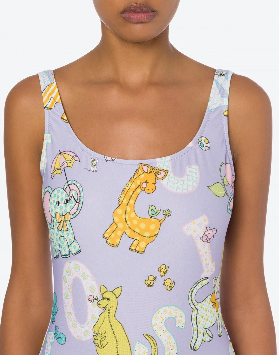 ALLOVER CIRCUS LOGO SWIMSUIT - 4