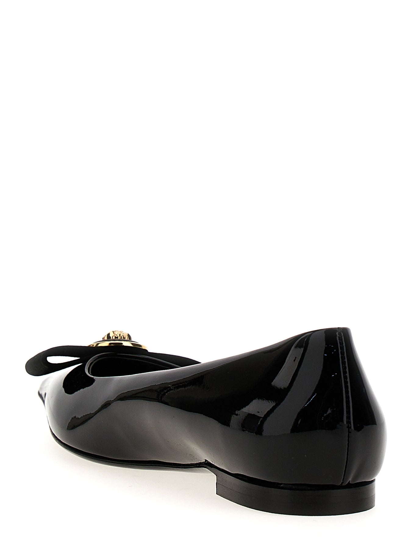Gianni Ribbon Flat Shoes Black - 3